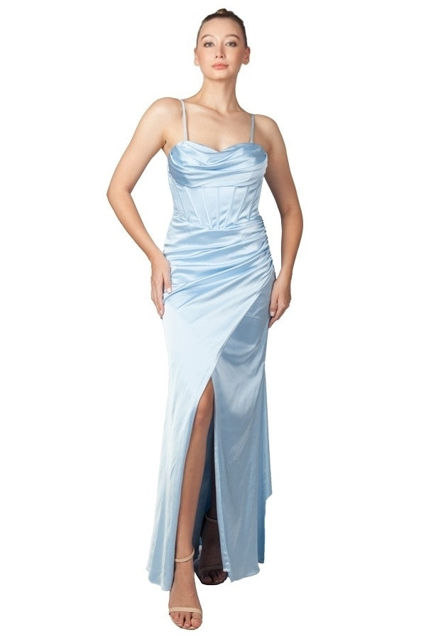 Satin Corset Gown
