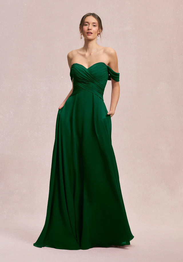 Ruched Sweetheart A-line Bridesmaid Dress