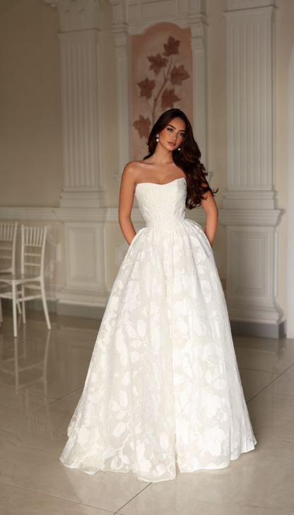 Strapless Corset Gown