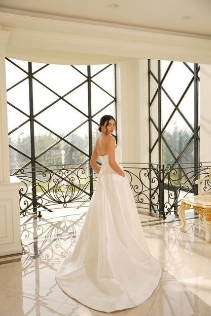 Mikado Corset Gown