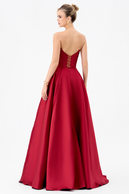 Corset lace up ball gown