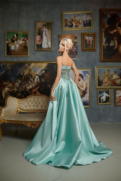 Ophelia Beaded Corset Gown