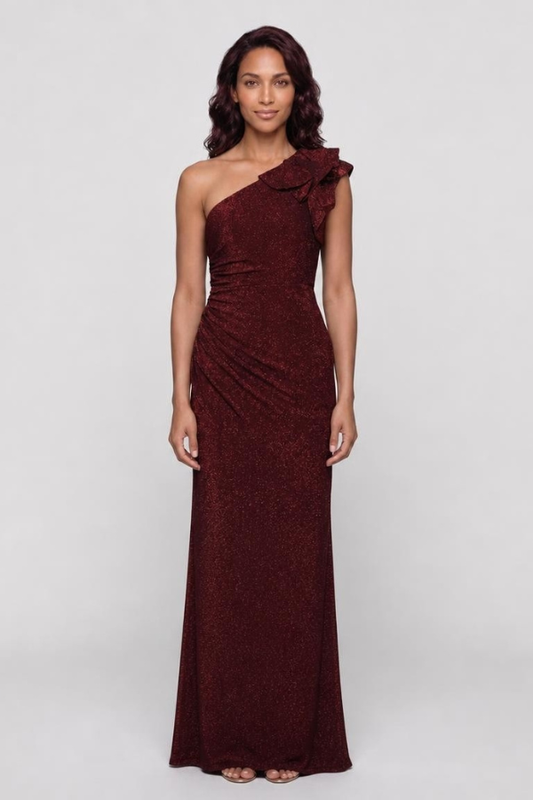 One Shoulder Jeresy Gown
