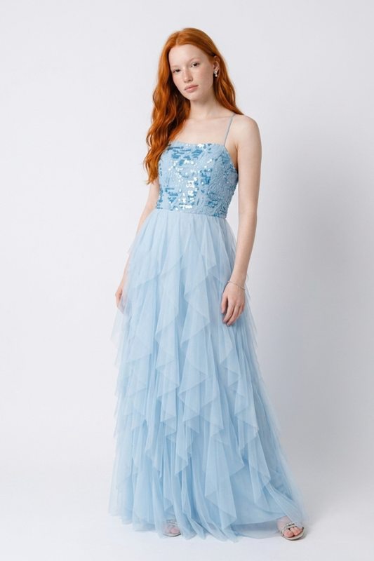 Seraphina Tulle Gown Powder Blue
