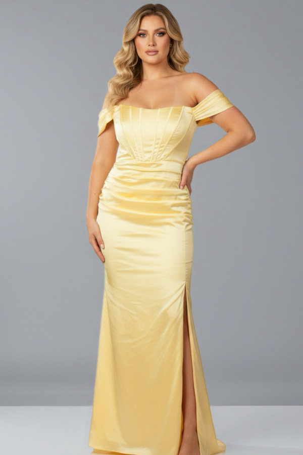 Satin Corset Gown