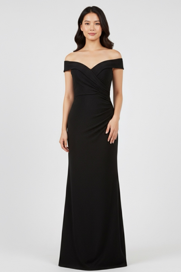 Sweetheart neckline floor length dress