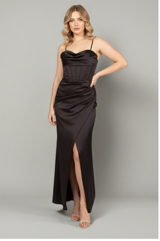 Satin Corset Gown