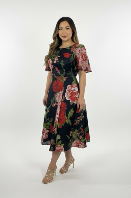 Floral fit and Flare dress