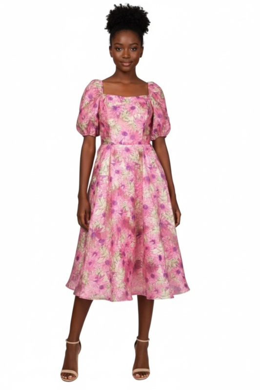 Floral midi dress