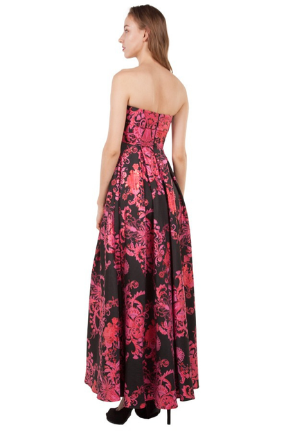 Fuchsia Strapless Gown