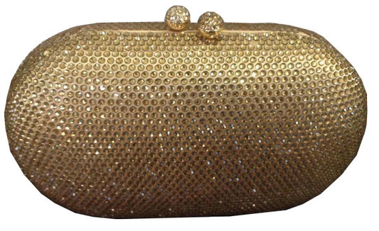 Oval Gold Clutch