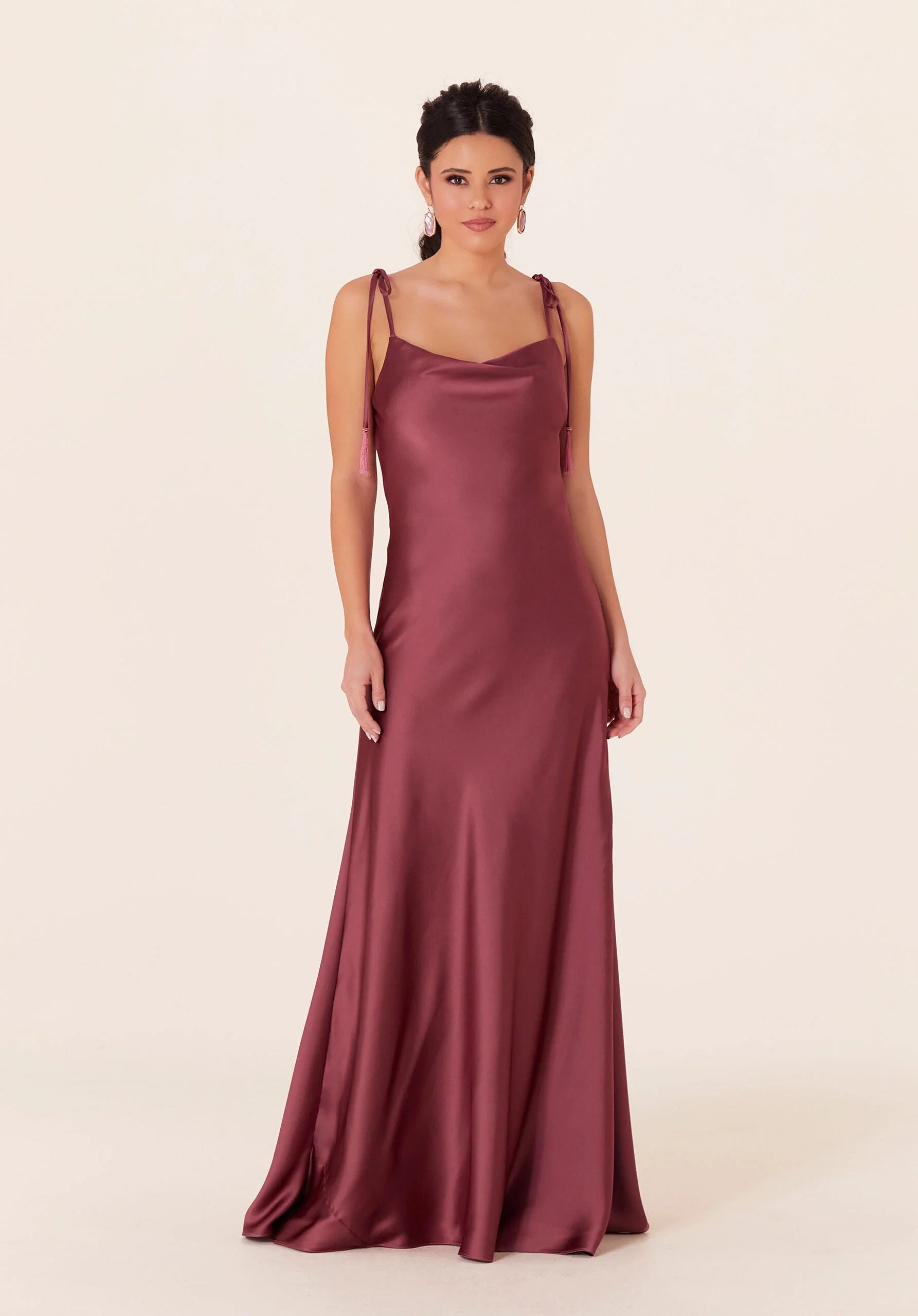 Luxe Satin A-line Bridesmaid Dress