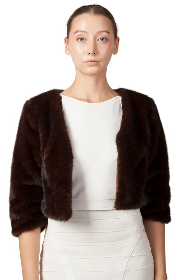 Faux fur coat